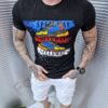 Tricou barbati cu inscris Speed way- negru Cod 768