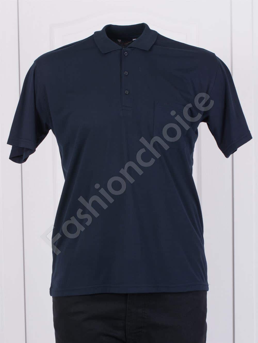 Bluza maxi cu guler/3XL-6XL/-albastru inchis-cod 2001-2