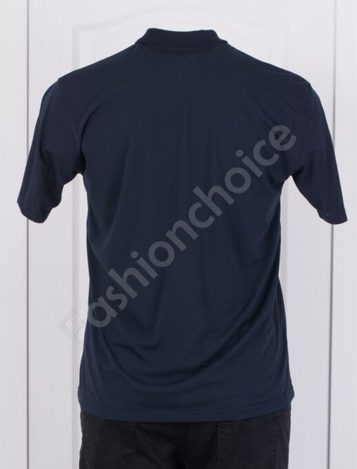 Bluza maxi cu guler/3XL-6XL/-albastru inchis-cod 2001-2
