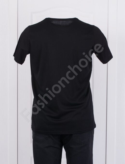Bluza maxi cu inscris in relief ROYALTY/2XL-8XL/-negru cod 139