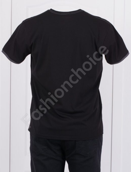 Bluza maxi barbati cu inscris California-negru cod 073-17