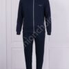 Compleu sport cu guler inalt culoare bleumarin cod 6129-1