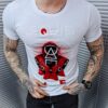 Tricou cu print modern Squid Game-alb cod 2051-3