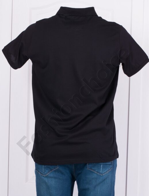 Bluza barbati cu guler NEW YORK /2XL-8XL/-negru-cod 22302