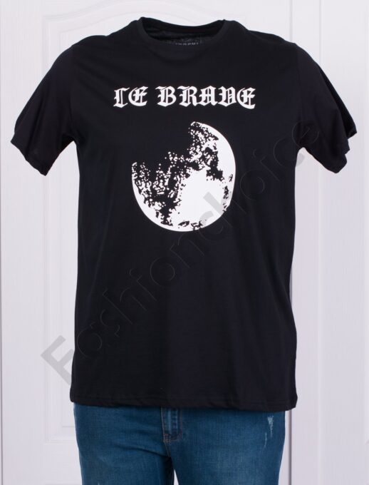 Bluza barbati LE BRAVE /3XL-8XL/-negru-cod 22104