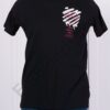 Bluza barbai cu print pe spate /2XL-8XL/-negru-cod 22143