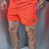 Pantalon scurt de baie cu banda - corai Cod 143-4