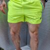 Pantalon scurt de baie cu banda - galben Cod 143-2