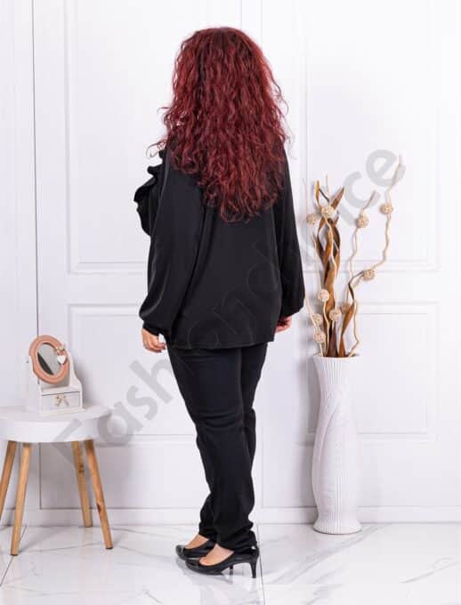 Camasa maxi cu jabou-negru cod 70206