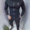 Compleu sport pentru barbati cu emblema-negru cod 1851