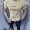 Bluza din material in relief cu broderie-capucino cod 6077-1