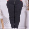 Blugi maxi Skinny Fit cu buzunare-negru cod 2314-6