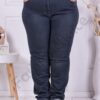 Blugi maxi cu buzunare-albastru royal cod 52210-1