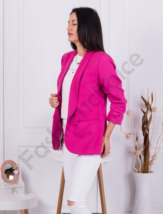 Blazer de dama oversize-fucsia cod 9790-5