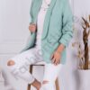 Blazer de dama oversize-menta cod 9790-3