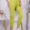 Pantalon de dama cu elastic in talie-verde cod 049
