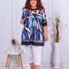 Tunica maxi cu imprimeu colorat cod 231309-5