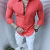 Camasa pentru barbati cu guler-coral cod 231274-1