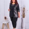 Set elegant din doua piese-argintiu cod 1367