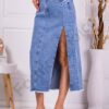 Fusta de blugi lunga-cod 1234