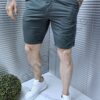 Pantalon scurt pentru barbati cu buzunare-kaki cod 1450-9