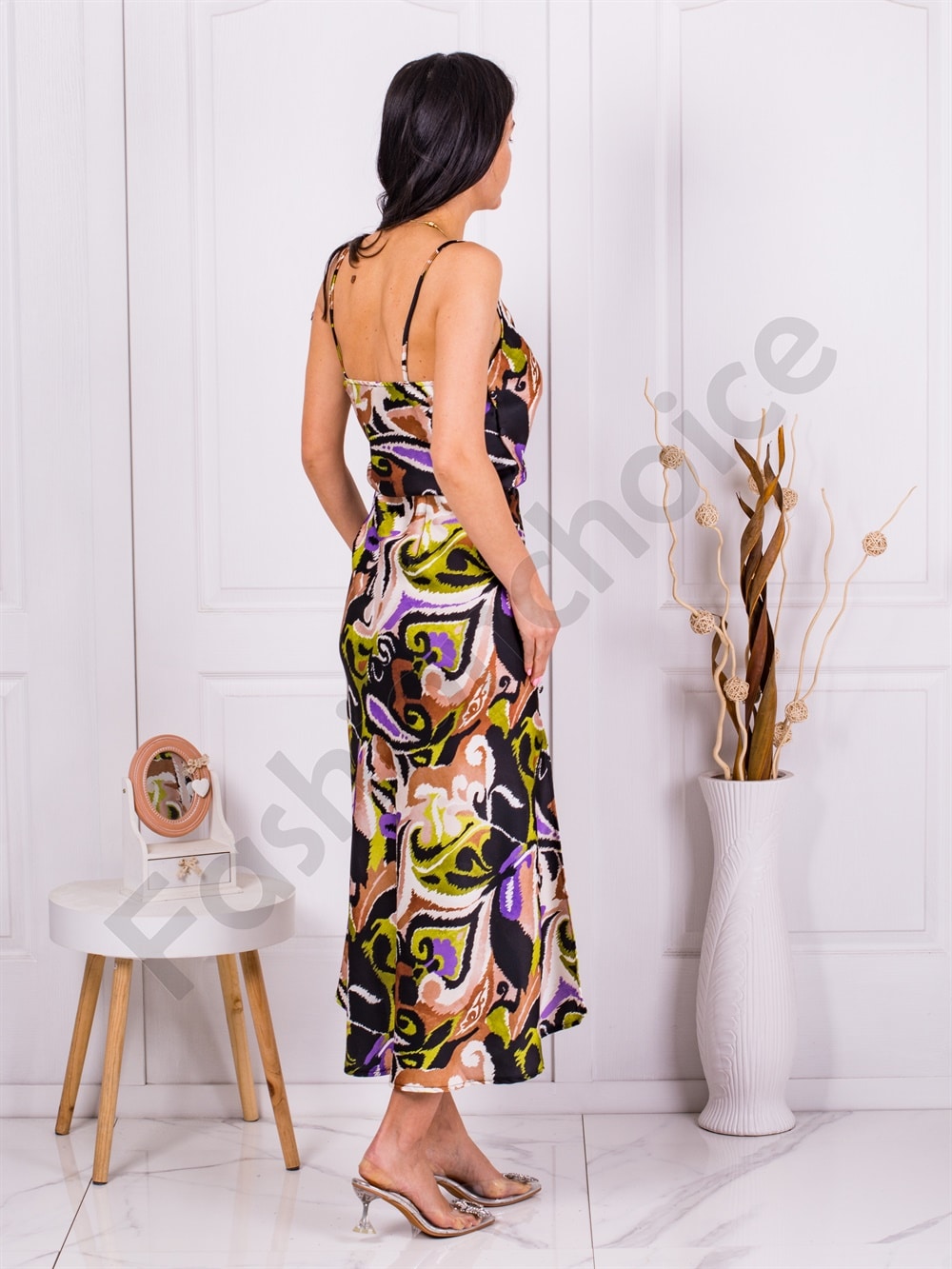 Set de vara top si fusta cu talie inalta cod 3721