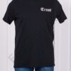 Tricou maxi barbati cu inscris Trust in fata si spate-negru cod 23150