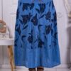 Fusta maxi in cloj cu print floral-parlament cod 1025-1