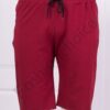 Pantalon sport cu lungime 3/4-bordo cod 22015-1