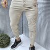 Blugi pentru barbati Skinny Fit-bej cod 17132