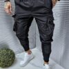Pantalon sport in combinatie cu fas si buzunare cargo cod 7957