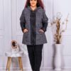 Jacheta maxi in combinatie cu melanj cod 1212-3