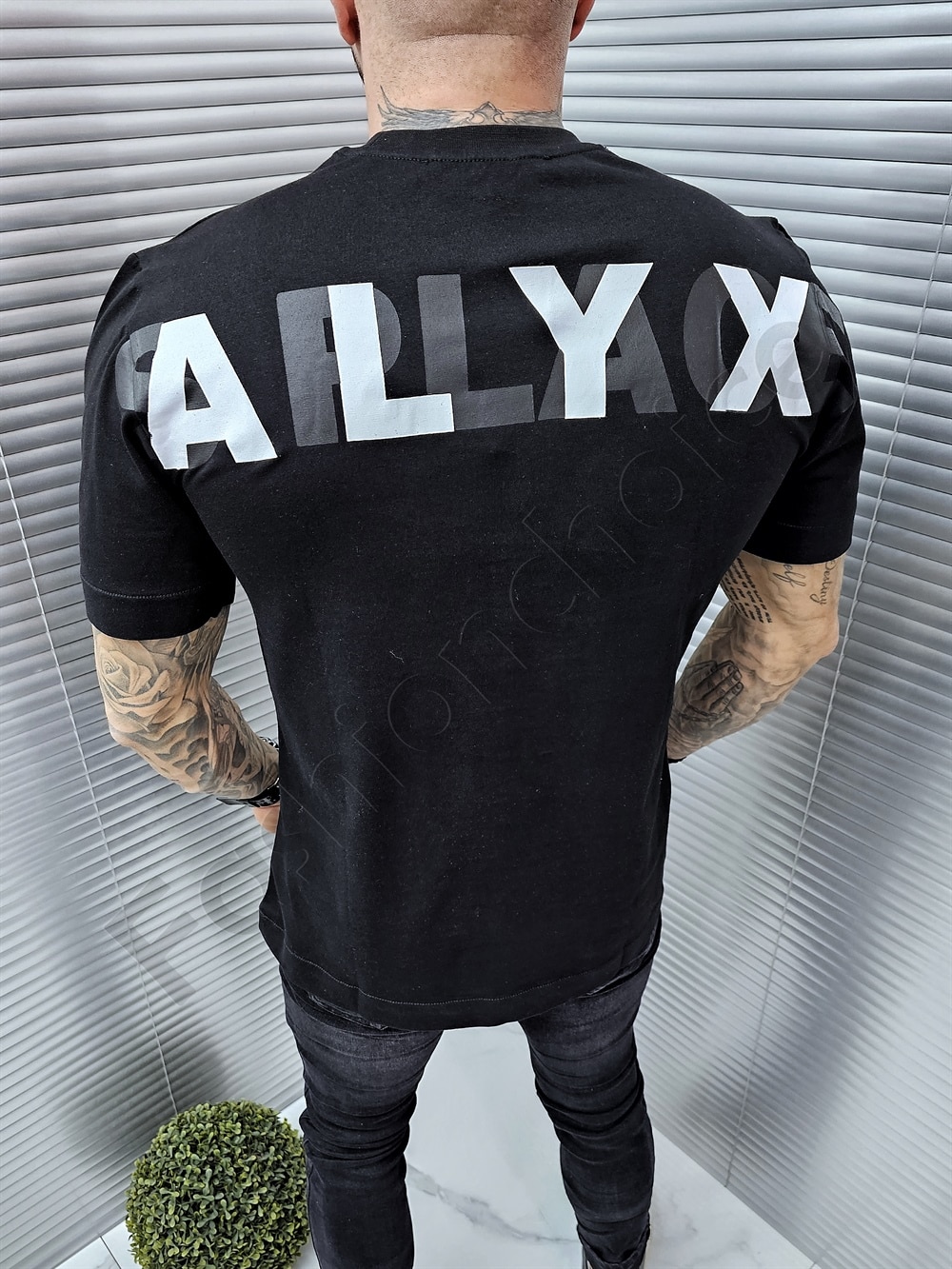Tricou Oversize pentru barbati cu inscris ALYX in fata si spate cod 0381