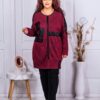 Tunica maxi in combinatie cu tull-bordo cod 1389-1