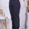 Pantalon maxi cu talie inalta-albastru inchis cod 9319