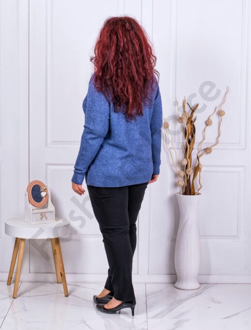 Cardigan maxi cu fermoar si buzunare-parlament cod 819-9