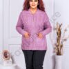 Cardigan maxi cu fermoar si buzunare-liliac cod 819-7