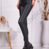 Colanti de piele cu vata-negru cod 701