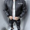 Geaca bomber groasa pentru barbati cu inscris Los Angels cod 2355