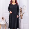 Rochie eleganta maxi culoare negru cod 23053