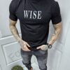 Tricou Oversize pentru barbati cu inscris Wise in fata si spate cod 7015-1