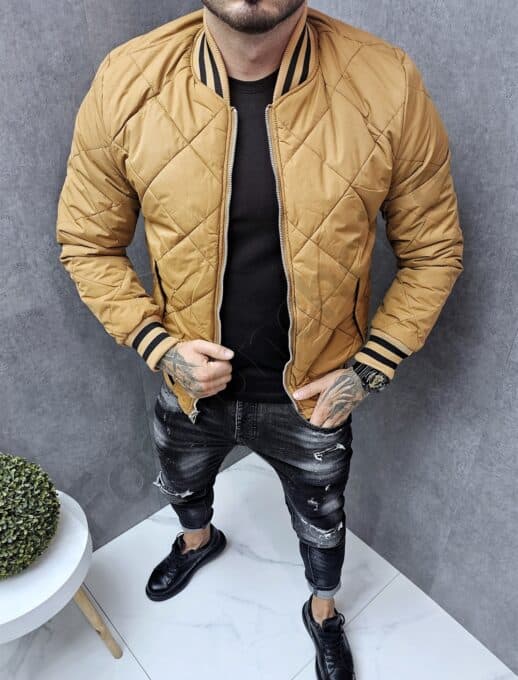 Geaca pentru barbati cu doua fete-camel cod 105-1