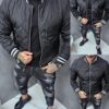 Geaca pentru barbati cu doua fete-negru cod 105