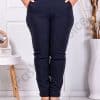 Pantalon elegant maxi cu efect Push Up-albastru royal cod 24348-7