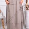 Fusta maxi sport-elegant cu buzunare-capucino cod 3130-2