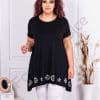 Tunica maxi in clos cu bordur din pietricele-negru cod 9944