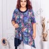 Tunica maxi in clos cu imprimeu fluturi cod 1365-1