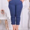 Pantalon maxi cu efect Push Up si lungime 7/8-albastru cod 24238-11