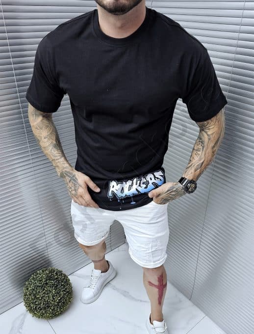 Tricou barbati Oversize cu imprimeu in spate