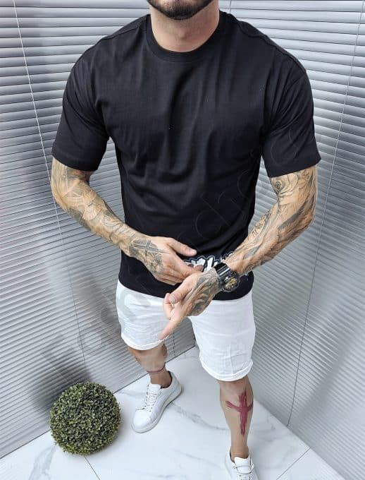 Tricou barbati Oversize cu imprimeu in spate